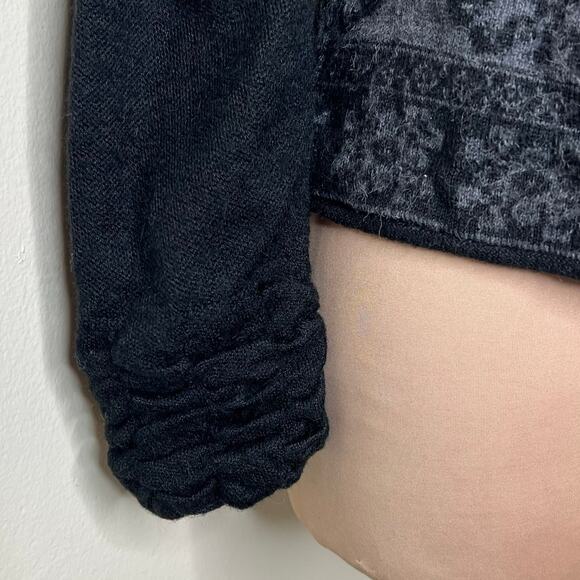 Simply Natural Alpaca Blend Cardigan Sweater Medium Womens Full Zip Knit Jacket - Picture 4 of 8